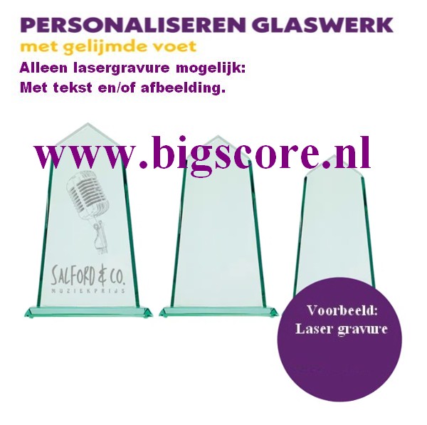 Beverly Crystalstandaard inclusief lasergraveren ontwerp